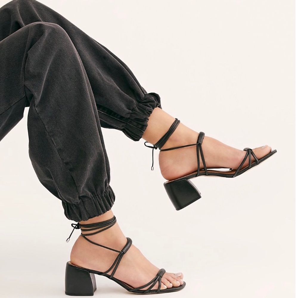 [SOLD] Free People Love Struck Lace-Up Heels